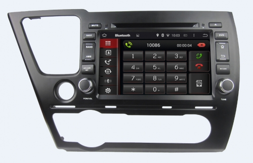 Navigatie Honda civic hybrid vanaf 2013 8 inch android 4.4 dvd
